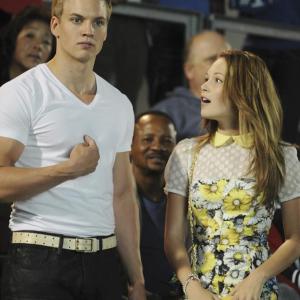 Still of Kelli Berglund and Marshall Williams in How to Build a Better Boy 2014