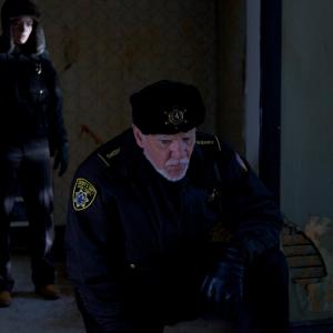 Still of Malcolm McDowell and Jaime King in Silent Night 2012