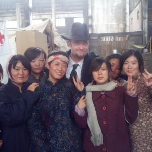 On the set of 49 Days a Chinese TV show