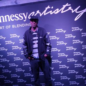 Al McFoster arriving on the red carpet at the Hennessy Artistry industry event