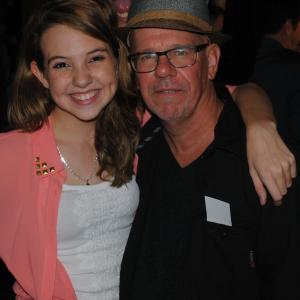 With Charles Martin Smith at the Dolphin Tale 2 Wrap Party in Clearwater, Florida.