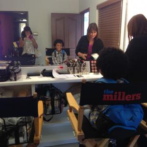 CBS The Millers tv series. Guest appearance. Makeup chair.