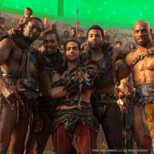 Spartacus War Of The Damned 2013 TV Series Promotional shot for Spartacus France Myself along with Pana HemaTaylor Nasir and Graham Vincent