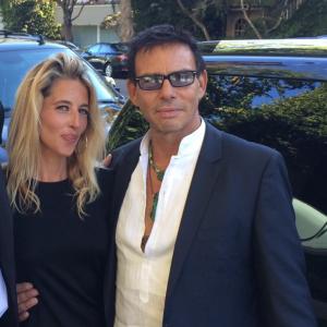 Raoul Trujillo and Michelle MartinCoyne at Hollywood premiere of Persecuted