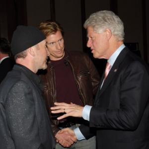 Bill Clinton Denis Leary and The Edge