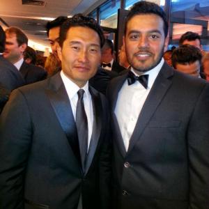 Actors Daniel Dae Kim and Isaac Dean at the White House Correspondents' Dinner