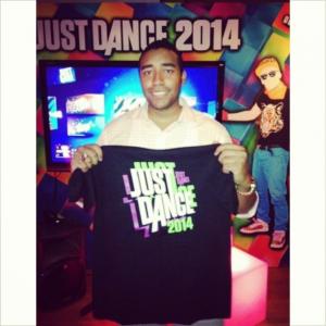 Justin Michael Woods on the red carpet of the Just Dance 2014 Boy Meets Girl By Stacy Igel  Style360 Spring 2014 New York Fashion Week at the Metropolitan Pavilion on September 12 2013 in New York City