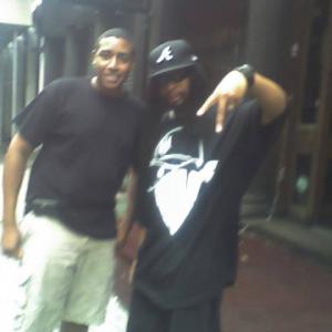 Filming a Hip Hop honors commercial with Lil Jon for VH1 2007