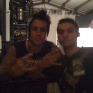 Chris with Jacoby From Papa Roach