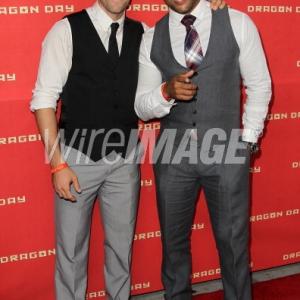 Kristofer Gordon and Culye Carvin at Dragon Day Premiere