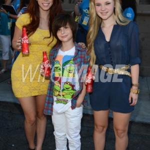 ROBBIE TUCKER WITH SISTER JILLIAN ROSE REED AND SIERRA MCCORMICK ATTEND VARIETY POWER OF YOUTH EVENT PARAMOUNT STUDIOS IN HOLLYWOOD CA