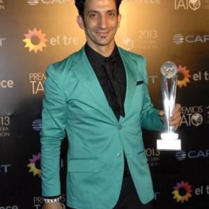 Juan Minujin best supporting actor Tato Award Argentina TV 2013