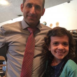 Emma with Peter Jacobson