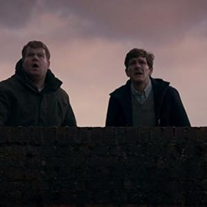 Still of James Corden and Mathew Baynton in The Wrong Mans 2013