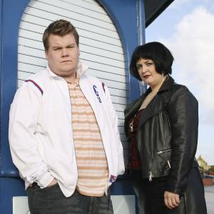 Still of James Corden and Ruth Jones in Gavin & Stacey (2007)