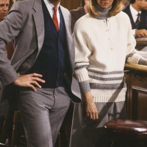 Still of Kelsey Grammer and Shelley Long in Cheers 1982