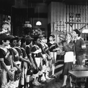 Still of Ted Danson Shelley Long and Nicholas Colasanto in Cheers 1982