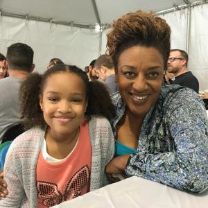 On set of NCIS with Ms CCH Pounder in New Orleans