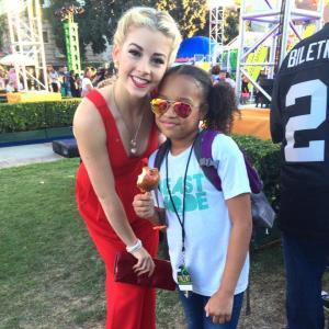 With Figure Skater Gracie Gold at the Kids Choice Sports Awards at UCLA