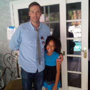 Brooklyn-Bella with actor Barry Watson Set Dad on Search Engines directed by Russell Brown