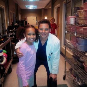 Grey's Anatomy set with Justin Chamber - Dr. Alex Karev season 12