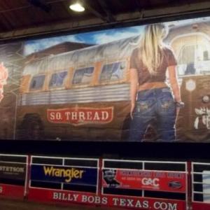 Billy BobsRodeo Arena Billboard Fort Worth Texas