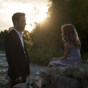 Still of Justin Theroux and Darby Camp in The Leftovers 2014