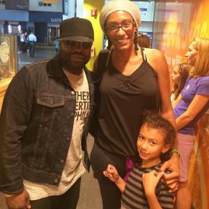 Black Thought from The Roots and The Tonight Show With Jimmy Fallon alongside Marisol Correa  her daughter Alyssa