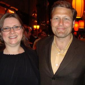 Best selling author David Baldacci and Sheila English