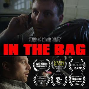 Conor Gomez as Dan in the dark comedy In The Bag by Cole Northey The film recently screened at the Over The Fence Comedy Film Festival and will be touring Australia in 2016 Also nominated for a Golden Diana Award in Austria Info inthebagfilmcom