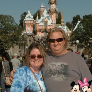 Paul and his wife Sheira on their 20th wedding Anniversary at Disneyland