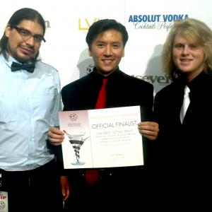 Cal Nguyen wins the 2012 Las Vegas Film Festival Official Finalist award in the TV Pilots Competition in Las Vegas, NV, July 22, 2012 for 