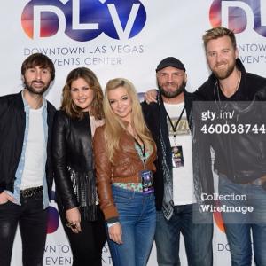 Lady Antebellum Randy Couture and Mindy Robinson at the Downtown Events Center December 5 2014