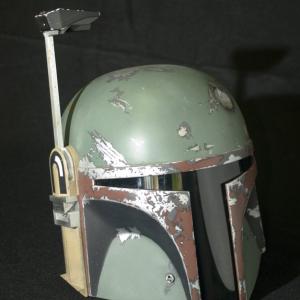 1st prototype Boba Fett helmet I painted and assembled under license for Master Replicas.
