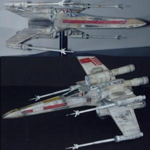 Comparison photo that was made to compare a model I did with a Lucasfilm model. It was licensing review by Lucasfilm and MR.