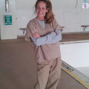 Loretta White Trash/Meth Head Inmate during season one of Orange is The New Black Episodes 5,6,7,8,9,10,....