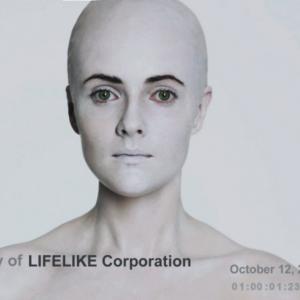 Mashka Wolfe as an android in the LIFELIKE trailer