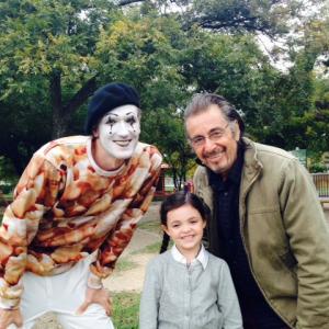 Al Pacino with co-star Skylar Gasper