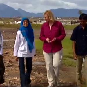 CNN Correspondent Alex Quade in Bande Aceh Indonesia revisiting the children of the tsunami on the one year anniversary for CNN Presents and CNN International