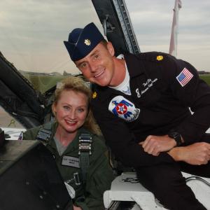 CNN Correspondent Alex Quade flies with elite Air Force Thunderbird team.