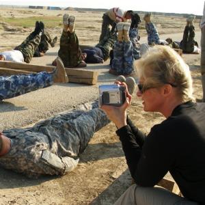 War Reporter Alex Quade covering Special Forces in Iraq 2008