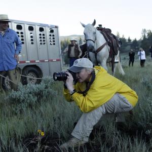 War Reporter Alex Quade on non-combat photo shoot in Montana.