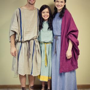 Production still of Nathan Jacobson with Eliya Hurt and Emily Meinerding on the set of Polycarp Destroyer Of Gods 2015
