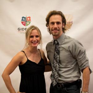 Awardwinning actress Jenn Gotzon FrostNixon Alone Yet Not Alone Doonby with Nathan Jacobson at the 2014 Gideon Media Arts Conference  Film Festival in Orlando