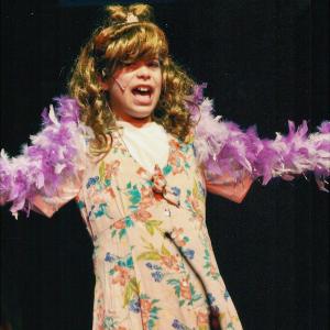 Pearce Joza in Annie as Miss Hannigan in drag singing Little Girls