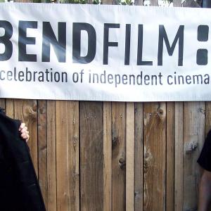 At the Bend Film Festival in Oregon with Marlyn Mason.