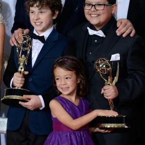 Nolan Gould Rico Rodriguez and Aubrey AndersonEmmons at event of The 64th Primetime Emmy Awards 2012