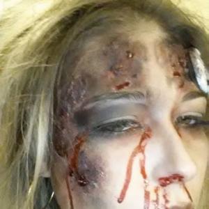 BEHIND THE SCENES MAKEUP for HORROR ICU MOVIE makeup by MONIKA TAPIA