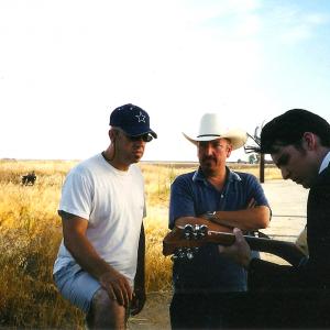 Max Brad and Mike on the set of Dont Let Go August 2000 Porterville CA