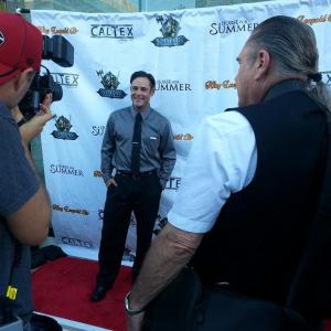 Jason Wiechert walking the red carpet at the A Horse For Summer Movie Premiere in Beverly Hills CA